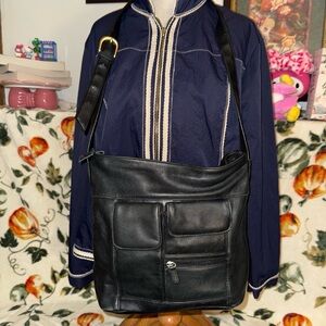 Carriage house shoulder bag